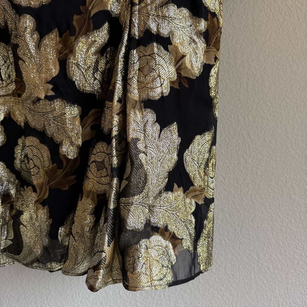 Farm Rio jacquard lurex slip maxi skirt - Picture 4 of 10